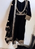 Picture of Black velvet pakistani anarkali set