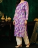 Picture of Lavender floral kurta with zari work 