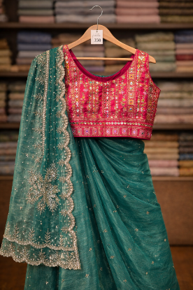 Picture of Pure jimmy choo work saree