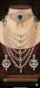 Picture of Combo : Diamond  choker &  5 layer haram with earrings 