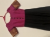Picture of Black & Pink Narayanpet long frock for 6-8 year. 
