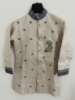 Picture of Maggam work sherwani in silver and blue 2-3y