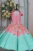 Picture of Li & Li couture Panelled gown 4-5y