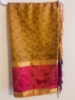 Picture of Handloom Vana Singaram gap border Kanchi Pattu saree 