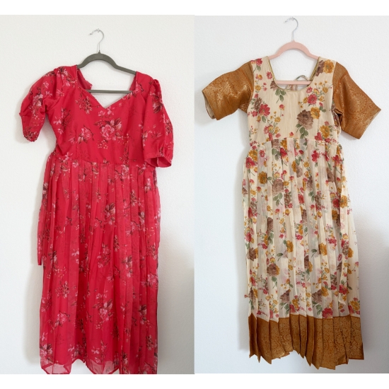 Picture of Never worn floral long frocks combo