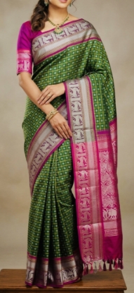 Picture of Premium 1000 Butta Handloom Kanchi Pattu saree 