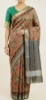 Picture of Vairaoosi kanchi pattu blouse paired with  handloom tussar silk saree . 