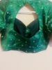 Picture of Vairaoosi kanchi pattu blouse paired with  handloom tussar silk saree . 