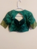 Picture of Vairaoosi kanchi pattu blouse paired with  handloom tussar silk saree . 