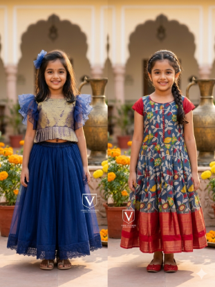 Picture of Kids ethnic wear combo 5-6y