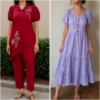 Picture of Beautiful Coord set and hakoba dress combo