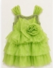Picture of Lime Green Ruffle Flower Dress 2-3y