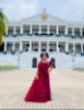 Picture of Maroon frill frock 4-5y