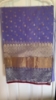 Picture of Lavender and red pure chanderi saree with custom made blouse 
