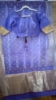Picture of Lavender and red pure chanderi saree with custom made blouse 