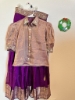Picture of Pure Silk Maggam work Crop top 8-10y
