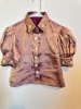 Picture of Pure Silk Maggam work Crop top 8-10y