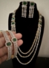 Picture of Diamond replica layered necklace set 
