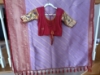 Picture of Elegant Lavender banarasi saree Pink Floral paithani Blouse