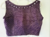 Picture of New Elegant Deep Purple Tussar Silk saree