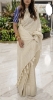 Picture of Elegant Ivory silver fancy saree with stylish blue Banaras  Blouse.