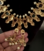 Picture of Carved stone nakshi necklace set