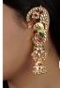 Picture of Never worn Premium pachi Kundan ear cuffs jumkas