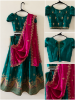 Picture of Trending space silk kids half saree 8-10Y