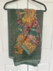 Picture of Peacock Blue Green Cocktail Saree