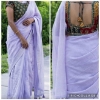 Picture of Lavender Saree and Multi-Color Sequin Blouse