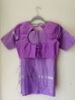 Picture of Lilac and silver soft silk saree