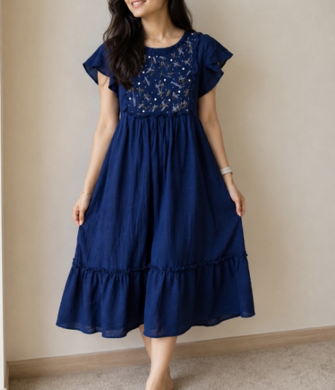 Picture of Designer dress with handwork 