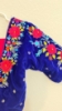 Picture of PL738 Pink and blue paattu saree with 32 work embroidery velvet blouse