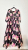 Picture of PL742 Black chinnon alia cut frock 