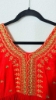 Picture of PL744 red maggam work frock
