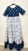 Picture of PL747 floral velvet frock 