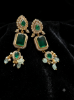Picture of Exquisite Antique Gold & Emerald Kundan Set