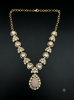 Picture of Elegant Gold-Tone Kundan & Pink Gemstone Necklace