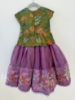 Picture of Glass tissue lehenga with kalamkari blouse 1-2Y 