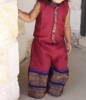 Picture of Handloom Chettinad Cotton Dresses 1-2Y