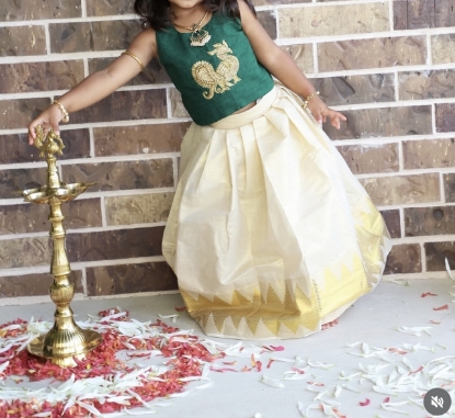 Picture of Onam Kasavu Dress 2-3Y