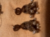 Picture of Triple Combo : 2 black beads chains , 1 cage earrings 