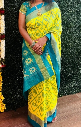 Picture of Pure ikkath pochampally saree