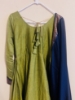 Picture of Pure handloom cotton anarkali with kanchi border