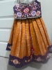Picture of yellow brocade lehenga with embroidery blouse 2-3y
