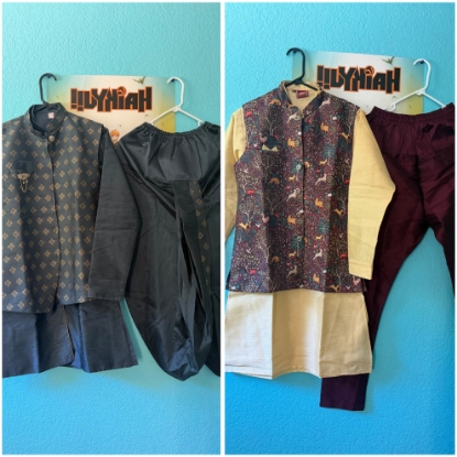 Picture of Combo boys ethnic Wear Size 14