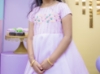 Picture of All over cutdana work layered frock 6-7Y