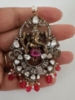 Picture of Victorian Ganesh pendant and earrings 
