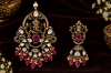 Picture of Victorian Ganesh pendant and earrings 