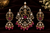 Picture of Victorian Ganesh pendant and earrings 